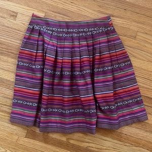 Forever 21 Multi-Colored print Skater Skirt